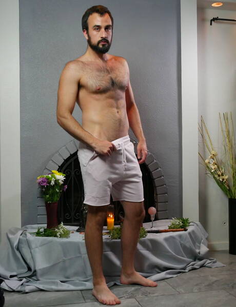 Zwei amerikanische Typen, der gut gebaute Brian Bonds und der Otter Mason Lear, in einer Schwanzlutschszene