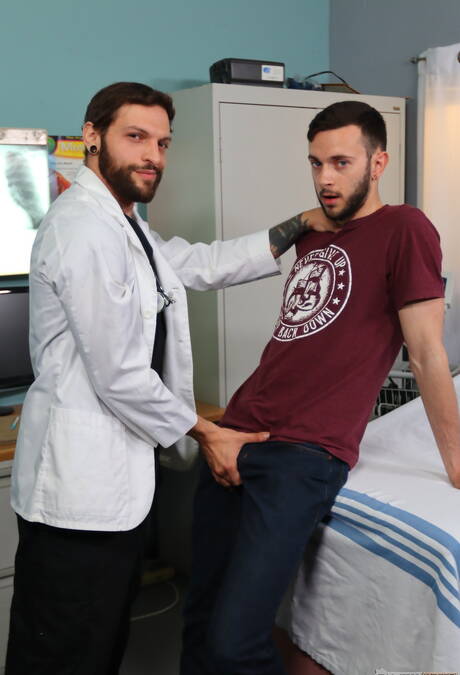 Gorgeous guy Eddie Danger and hot dude Izzy Danger have a good sex with fisting