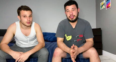 Goed gebouwde Jesse Avalon en hengst Bryan Rebel in een hete kontneuk