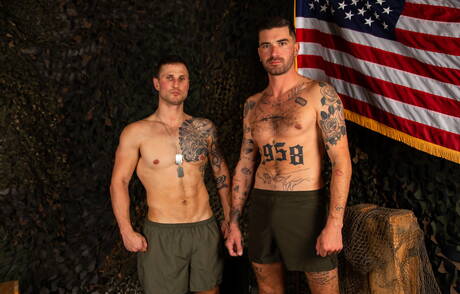 法國帥哥 Chris Damned 和 Blain Oconnor 互相吸吮和操弄