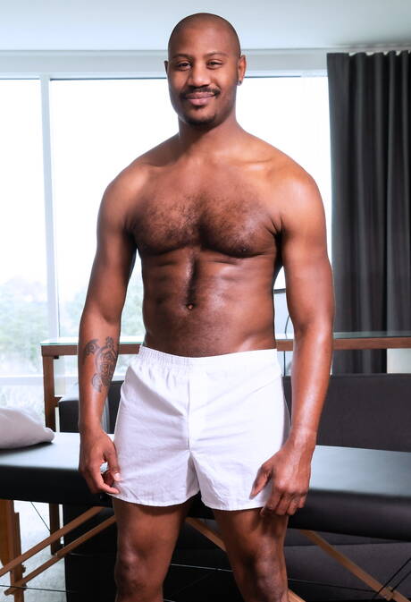 Falcon Studios: Shameless guys Adonis Couverture, Jackson Cooper and Johnny Rapid in hot interracial 3some ass fuck