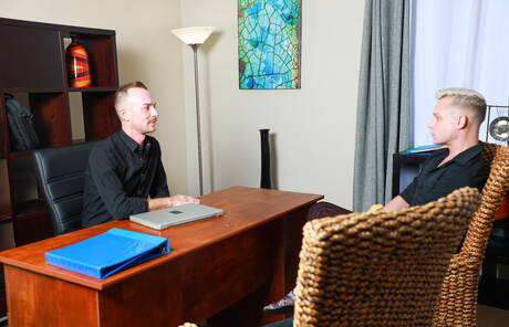 Pretty boy Andrew Connor and young Brayden St Jaymes sucking and fucking each other