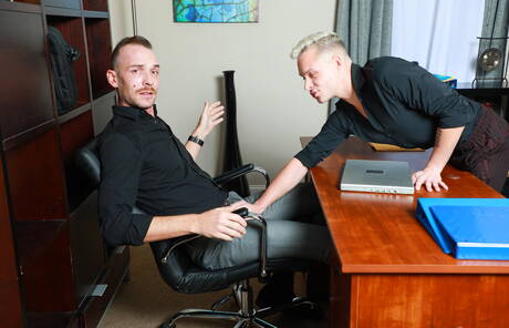 Pretty boy Andrew Connor and young Brayden St Jaymes sucking and fucking each other