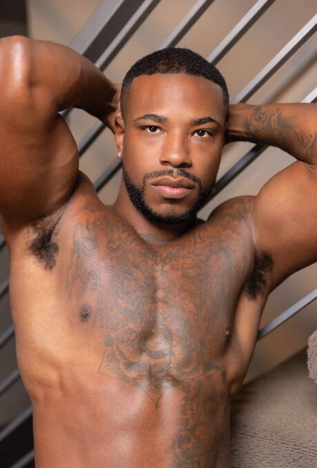 Der amerikanische Bär Cole Connor und Reign beim Schwarz-Weiß-Sex