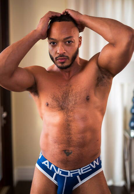 Hot american guys muscular Dillon Diaz and otter Adam Ramzi make a love