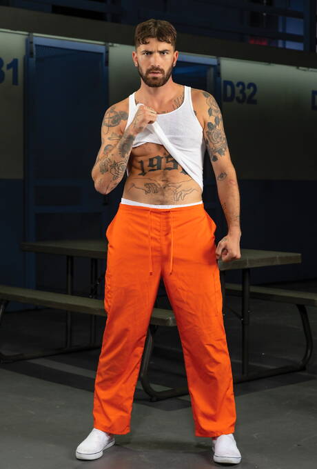 French hunky guy Chris Damned and  Travis Connor fuck ass after blowjob