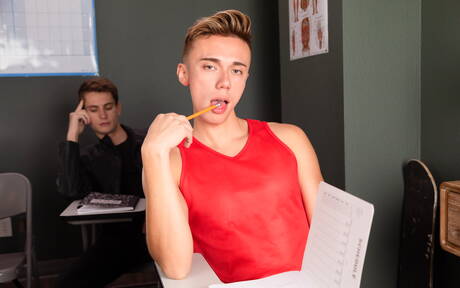 Dakota Payne, Jack Bailey, Carter DelRey, Trevor w gorącej scenie ssania i pieprzenia