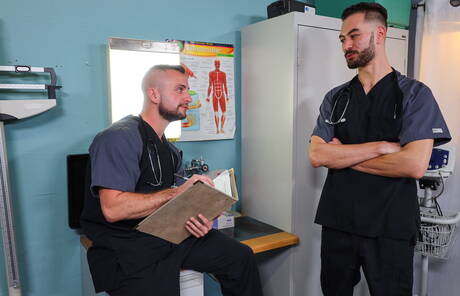 Pride Studios: Strongman Jake Alexander and tough guy Jax Atwell fuck after dick sucking