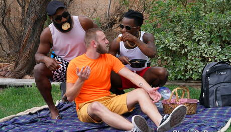 I ragazzi spudorati Chandler Scott, Fame e Jj Lake in un bollente trio interrazziale con sesso anale all