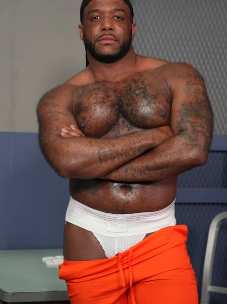 Blacks on Boys: Marco Di Antoni and ebony beefcake Micah Martinez in hot interracial ass fuck action