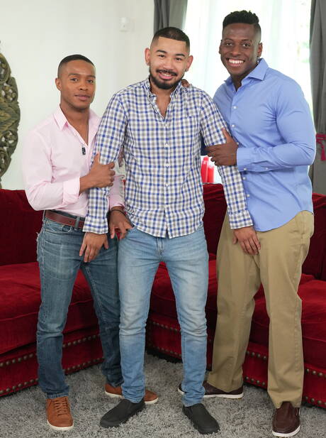 Jake Waters, Jon Darra und Marcel Eugene bei einem heißen Dreier-Arschfick