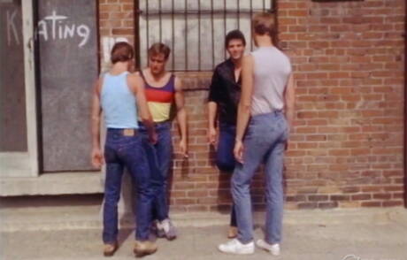 Lee Ryder, Mike, Mark Hunter, Joe Reeve, Rick w gorącym plenerze