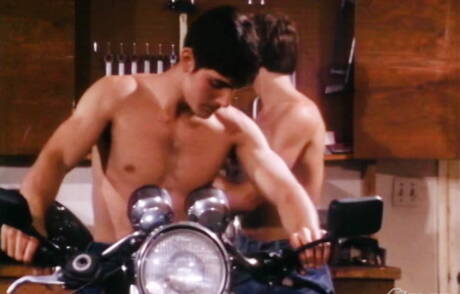 Beefcake Mark Hunter and beefcake Joe Reeve in hard anal sex