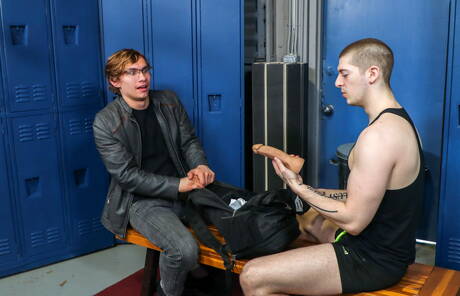 Pride Studios: Beefy Darron Bluu and muscular Christian Ryder in hot ass bang