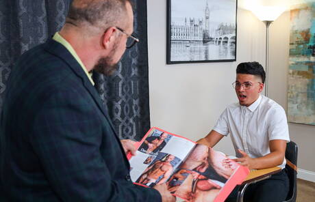 American well-built Max Sargent and  Archie Bakk fuck ass after sucking cock