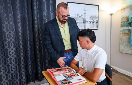 American well-built Max Sargent and  Archie Bakk fuck ass after sucking cock