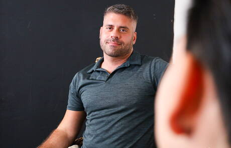 American hot twink Aaron Perez and  Max Romano in hot anal sex