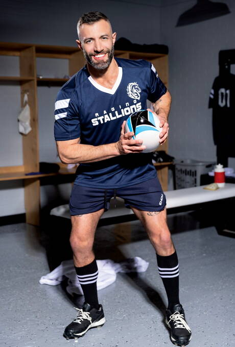 Raging Stallion: JJ, Roman, Devin, Tristan, Cole, Drew Valentino, Luca, Tarzan in hot orgy