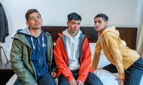 I cattivi ragazzi Troy Mason, Tommy Ameal e Felix Harris in un bollente sesso a tre all