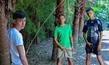 Der heiße Michael Nielsen, Jack Moon und Giorgio Angelo beim heißen Gruppensex im Freien