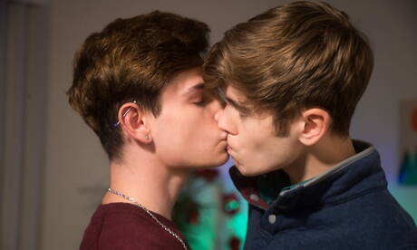 Americani sexy, il giovane Eli Bennet e il twink Levi Rhodes in un