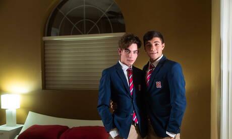 Pretty american guys beautiful boy Eli Bennet and pretty boy Alex Riley in hot homosexual scene