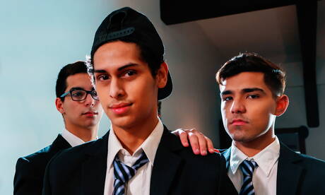 Tommy Ameal, Francis Gerard et Felix Harris se font plaisir en trio en extérieur