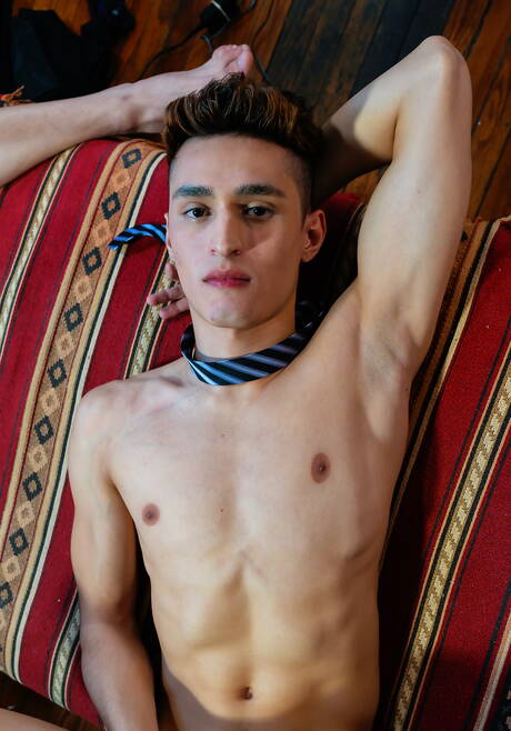 Sexy boys Sonny Davon, Sly Conan and Fabrice Rossi in hot threesome ass fuck action in hot shower