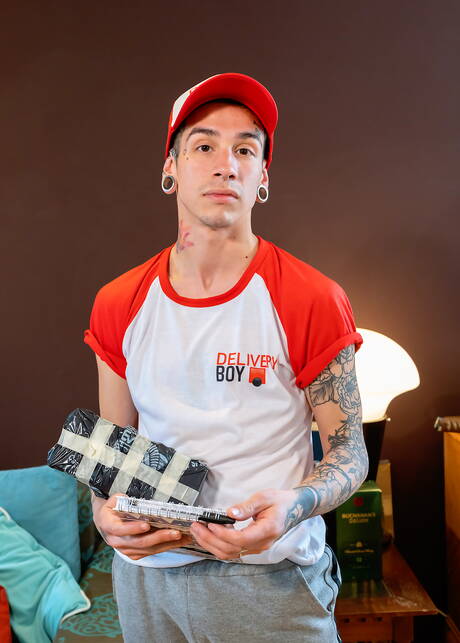 Argentinian twink Edwin Mendez and argentinian young boy Francis Gerard masturbating with sex toy