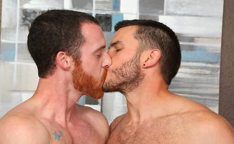 Chaosmen: lindo americano Vander Pulaski e o musculoso Aidan Anthony fazem sexo quente