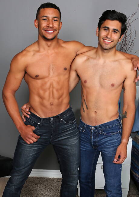 Chaosmen: Attractive boy Jerome and beautiful dude Jalen make a love