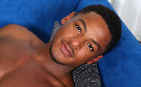 Black bull Bennett posing nude and showing his ass