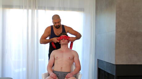 American superstud Jay Tee and italian bear Marco Napoli have a good oral sex