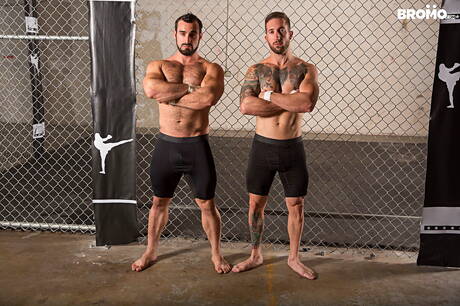 兩個美國帥哥，帥哥 Jaxton Wheeler 和健美運動員 Brad Powers 互相吸吮和操弄