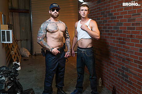 Znani Amerykanie, muskularny Zane Anders i muskularny Jordan Levine uprawiają gorący seks