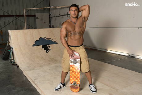 Zach Country and mexican muscular Draven Navarro in hard anal sex