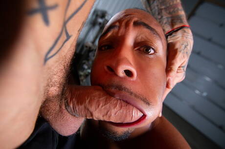 加拿大帥哥 Bo Sinn 和黑人帥哥 Trent King 在跨種族吸吮後操弄屁股