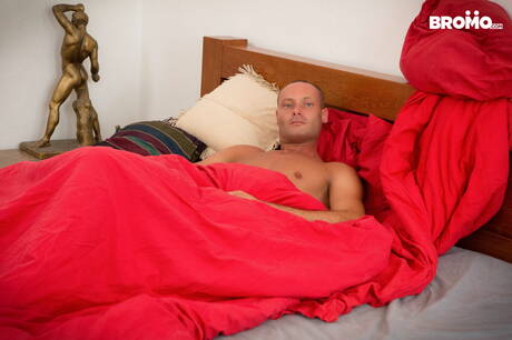 Gorgeous dude Roman Baren and attractive boy Bruno Turbo in hot anal sex with fisting