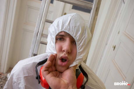 Tsjechische sterren knappe jongen Jan Nurad en stier Ivo Kerk hebben een hete koppelscène