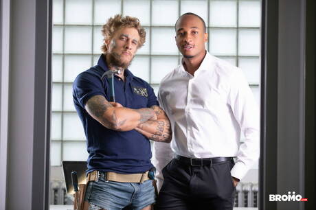 加拿大肌肉男Bo Sinn與黑人硬漢Trent King跨種族激情