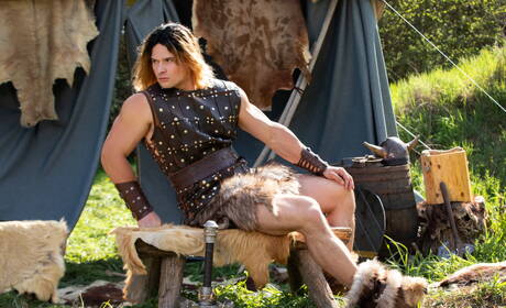 Tyler, Malik, Felix Fox, Sir Peter in hot suck and fuck scene outdoor