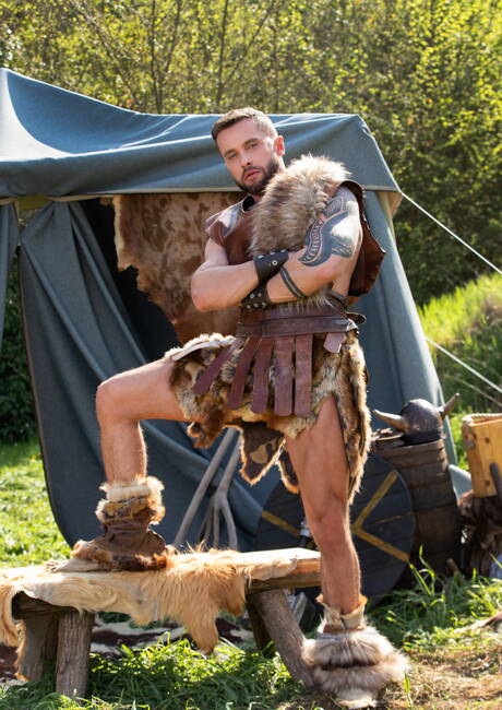 Men: Tyler, Malik, Felix Fox, Sir Peter in hot suck and fuck scene outdoor