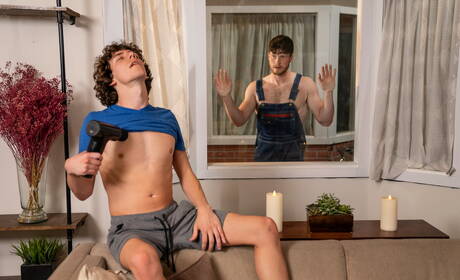 Hot american guys husky guy Finn Harding and young dude Cristiano have a hot couple sex