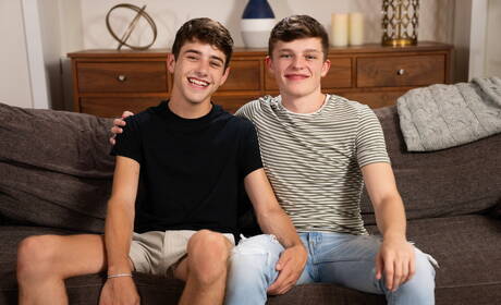 アメリカの若い男ジョーイ・ミルズとイケメンのジェイク・プレストンが熱いカップルシーンを披露