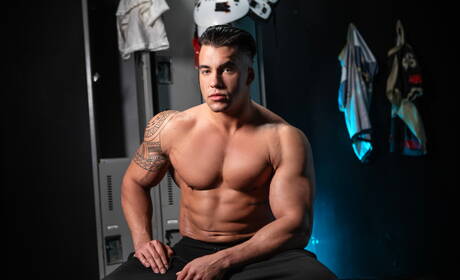 Kanadyjski przystojniak Benjamin Blue i gorący młodzieniec Phillipe Massa w gorącym seksie analnym