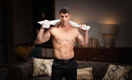 Heiße Amerikaner, der attraktive Dante Colle und der harte Kerl Paul Canon bei einem heißen Arschfick