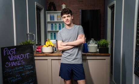 Knappe Amerikaanse jongens, Felix Fox en jonge gast Troye Dean hebben een hete seksscène