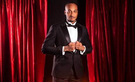 Black stud Adrian Hart and black stud Trent King sucking and screwing each other