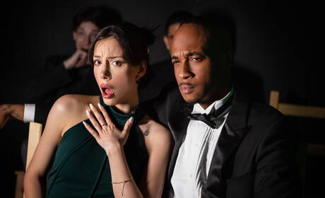 Black stud Adrian Hart and black stud Trent King sucking and screwing each other