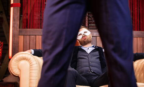 Attractive dude Craig Marks and sensual boy Doryann Margue fuck after dick sucking